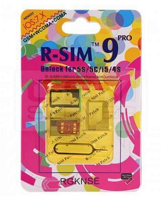 Gevey R-sim 9 Pro Para Iphone 5 5s 5c Y 4s Con Ios 7 x